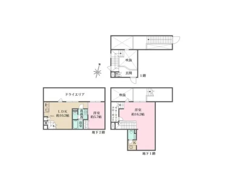 明確な間取り図と部屋のサイズが記載された2階建て住宅の設計図